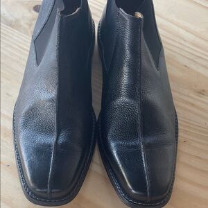 Sandro Moscoloni Black Leather Men's Boots